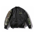 Bathing Ape Coat Autumn and Winter Fashion Brand Camouflage Sleeve Thickened Men's Casual Cotton-Padded Clothes Coat