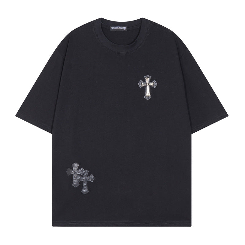 CHH Chrome Heart T Shirts T-Shirt Short Sleeve Cross