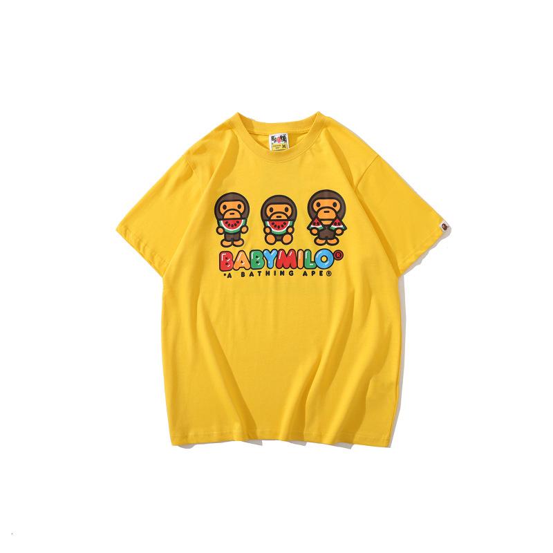 Bathing Ape T-Shirt Casual T-shirt Round Neck Short Sleeve